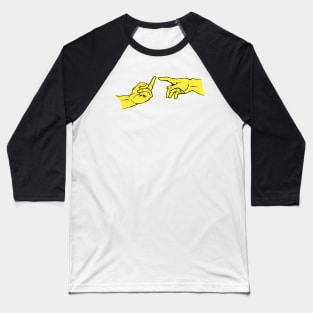Creation of Adam, bird edition by TaizTeez Baseball T-Shirt